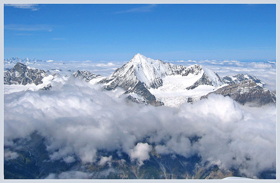 Weisshorn von oben!