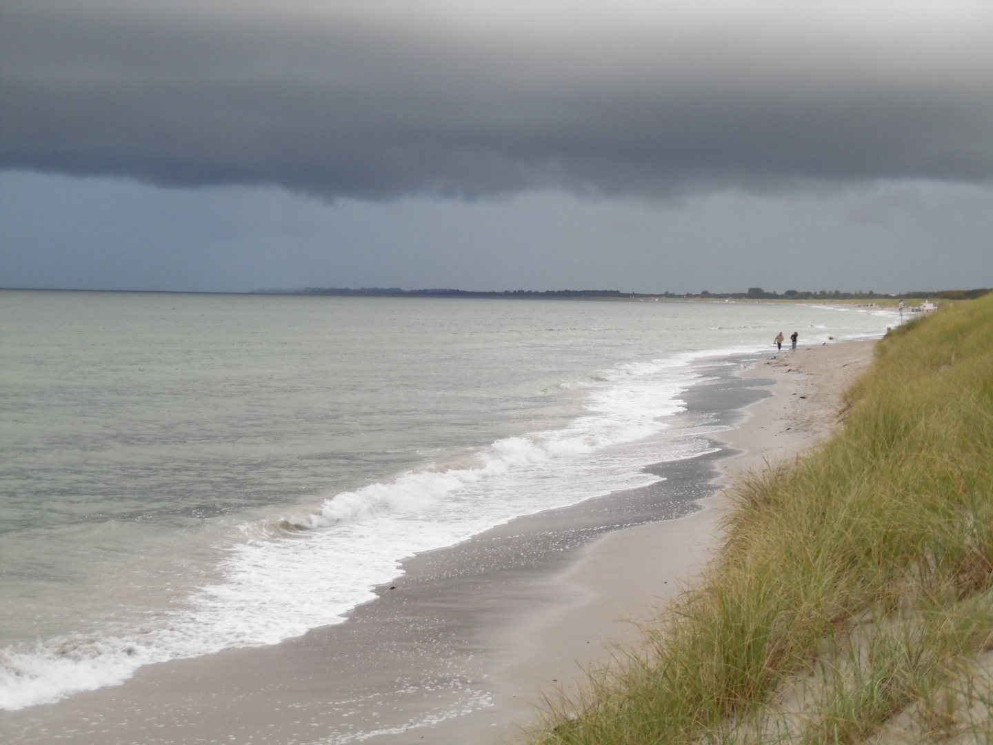 Weißmeer & Gewitter im Anmarsch (Darß Ostsee9