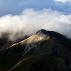 Weißspitz in Wolken