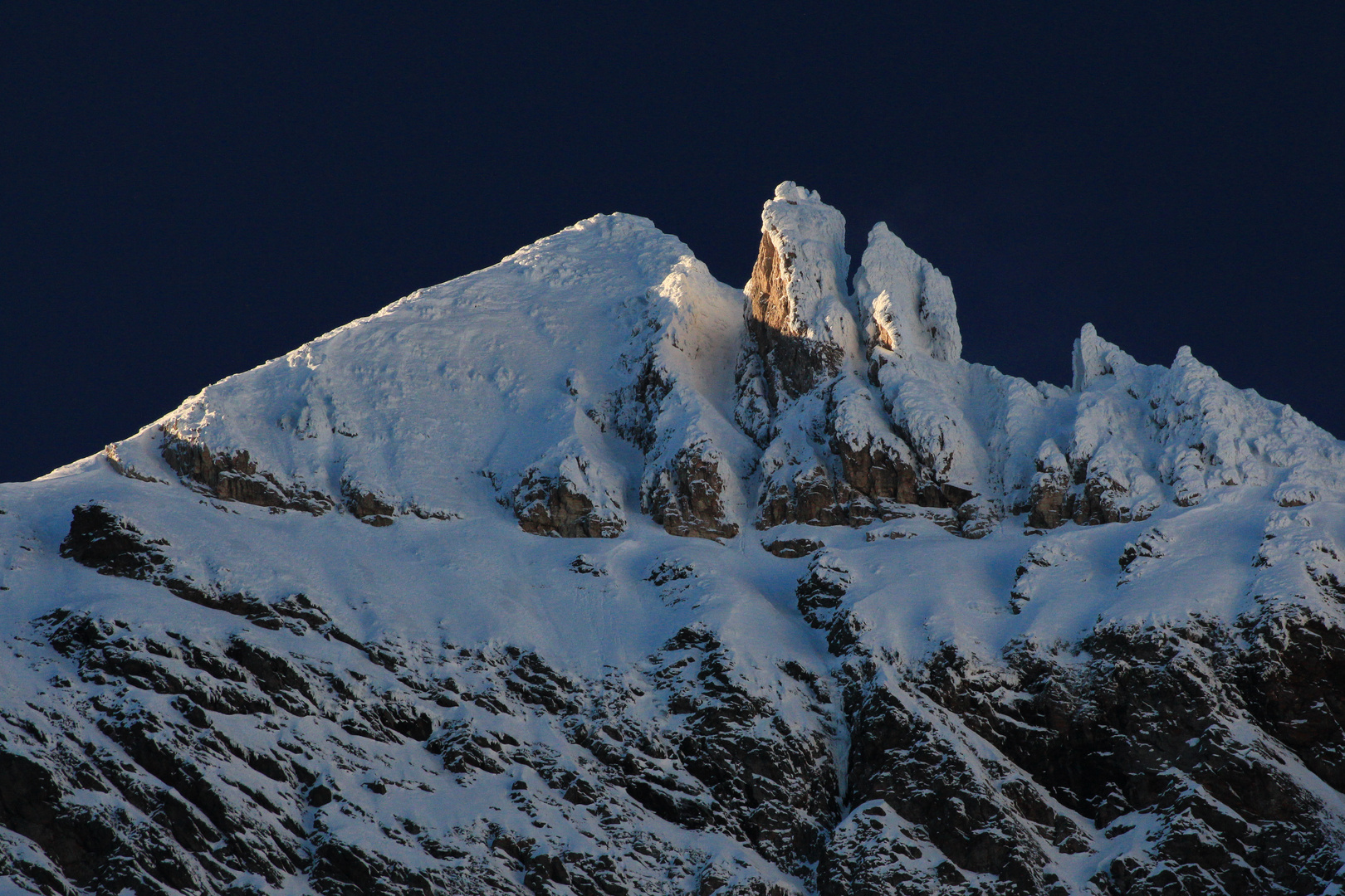 Weißwandspitze im Abendlicht