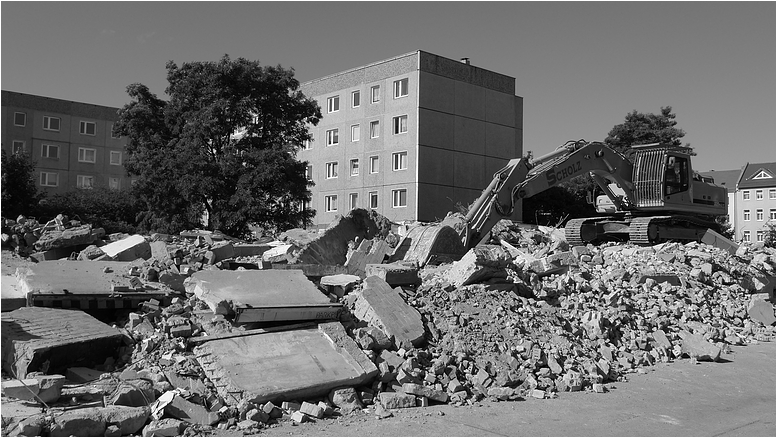 Weißwasser 2008 - Stadtrückbau