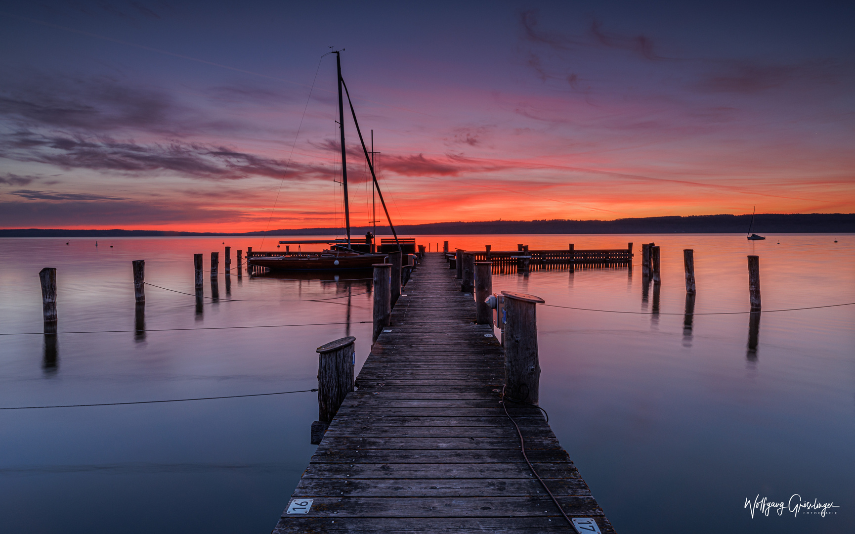 Weit vor Sonnenaufgang in St.Alban am Ammersee