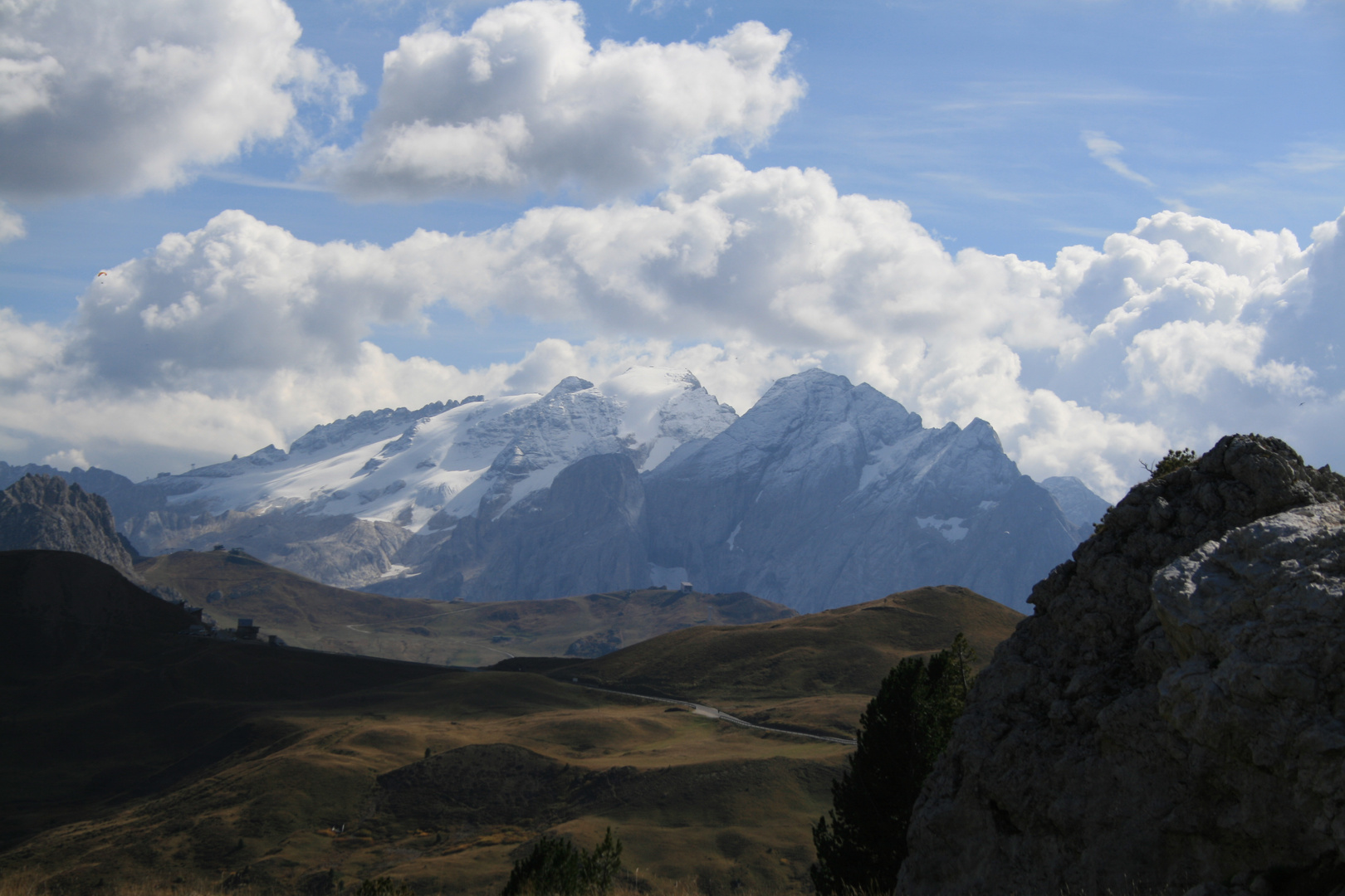 Weitblick auf die Marmolada