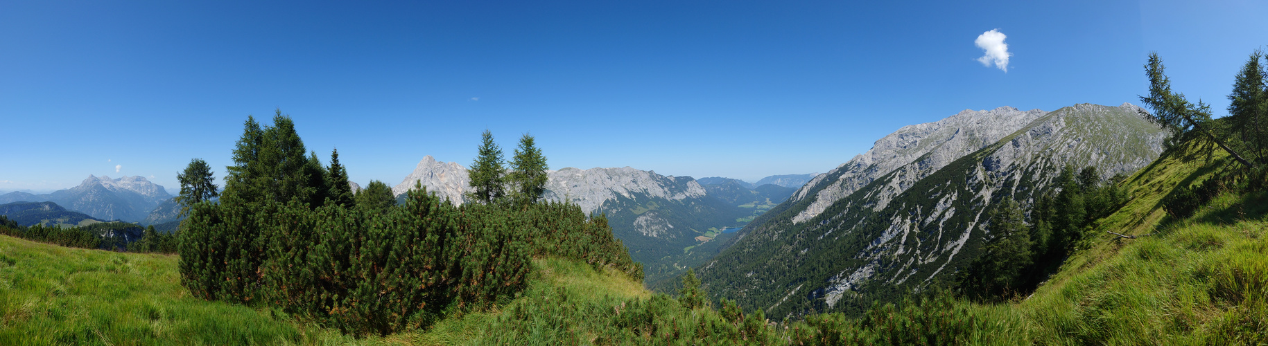 Weitblick in den Bergen