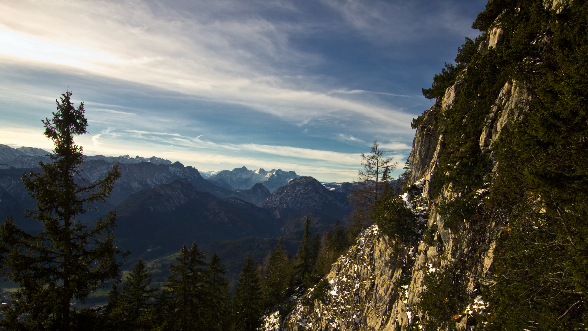 Weitblick in die Alpen