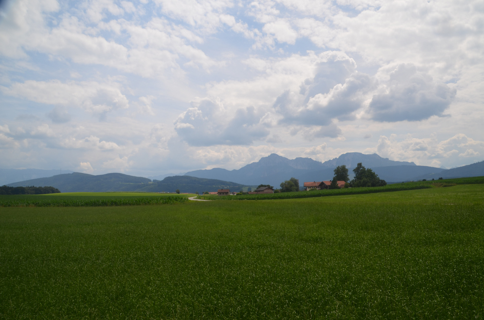 Weitblick mit dem Ofenrohr ins Gebirge