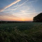 Weitblick mit Sonnenuntergang