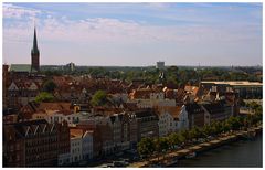 Weitblick über Lübeck