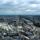 Weitblick vom Main Tower über Frankfurt