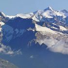 Weitblick vom Mittelallalin bis in Bereiche außerhalb vom Wallis