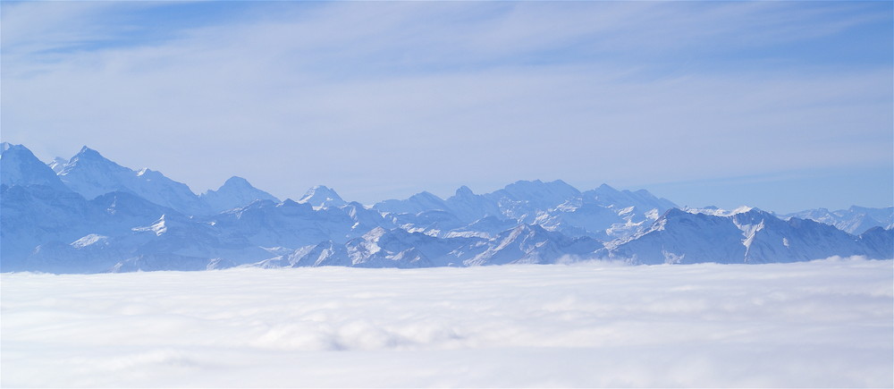 Weite im Hochgebirge