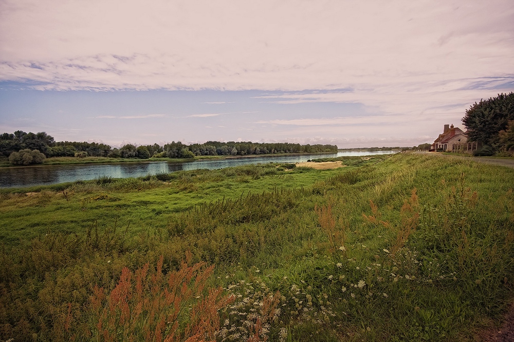 Weite (Landschaft an der Loire bei St. Benoir)