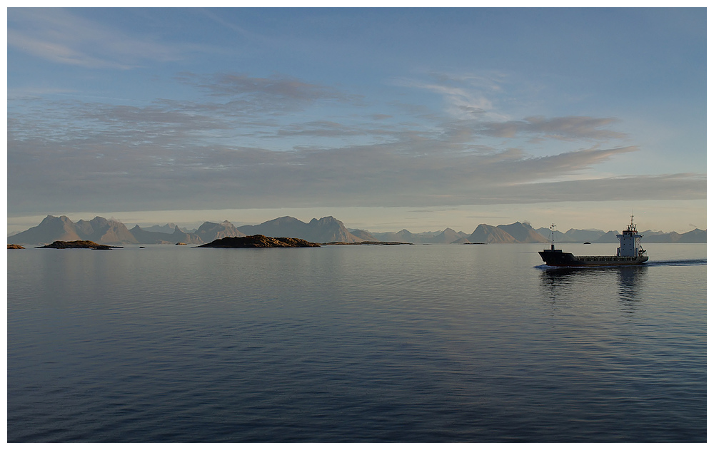 Weite Landschaft auf den Lofoten