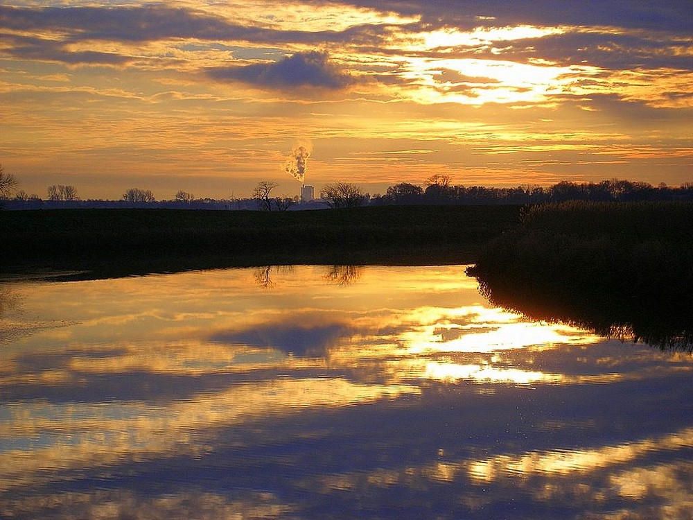 Weite Landschaft um die Stör ...