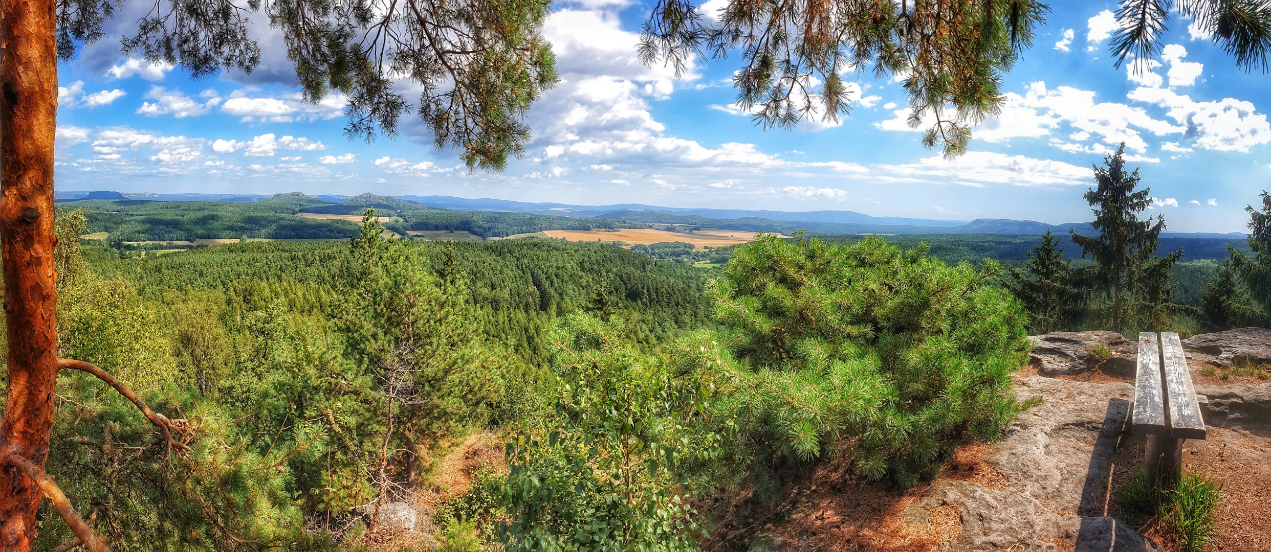 Weiter Blick am Katzstein