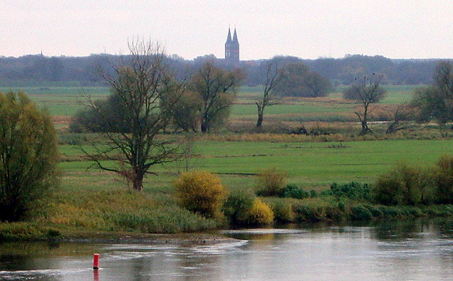 Weiter Blick in die Elbauen