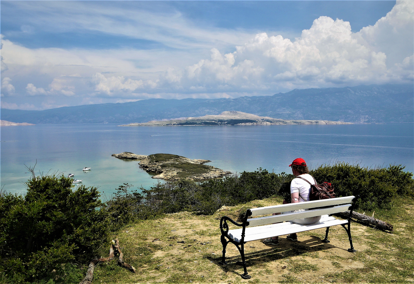 weiter Blick in paradiesischer Stille