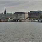 weiter Blick über die Hamburger Binnenalster