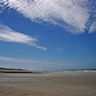 Weiter Himmel über dem Strand bei Rantum/Sylt