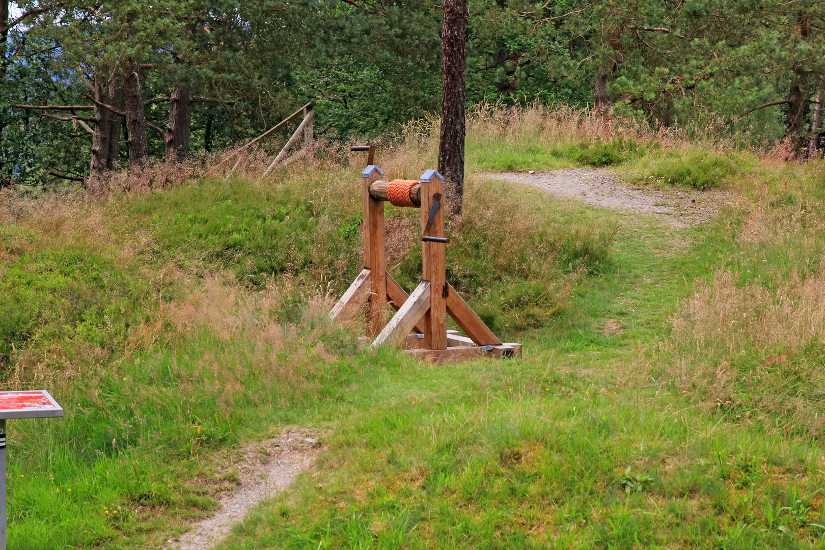 Weitere Haspel im historischen Bergbau Ausgrabungsfeld Altenberg