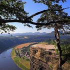 Weitere Variante von der Bastei mit dem gut integrierten vorderen Felsen im neuen Gewandt 