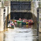 Weiterfahrt an der Schleuse