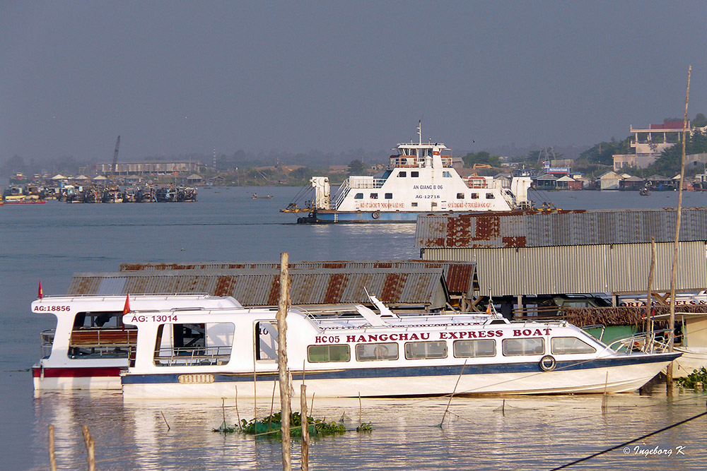 Weiterfahrt von Chau Dog - Vietnam - nach Kambodscha