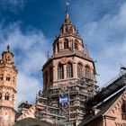 Weiterhin gut gerüstet | Martinsdom zu Mainz