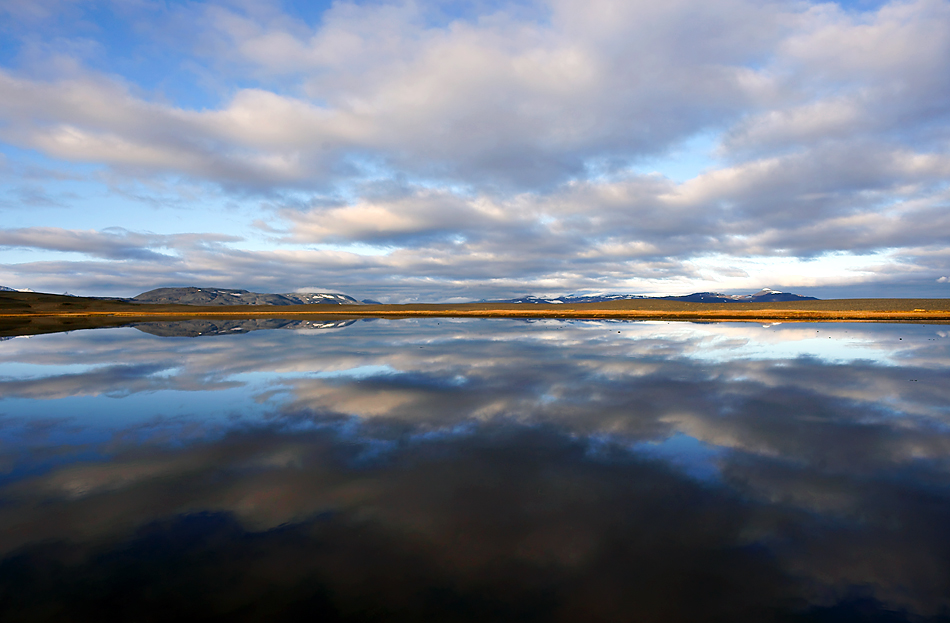 Weites Land bei Gaesavötn, Island zentrales Hochland