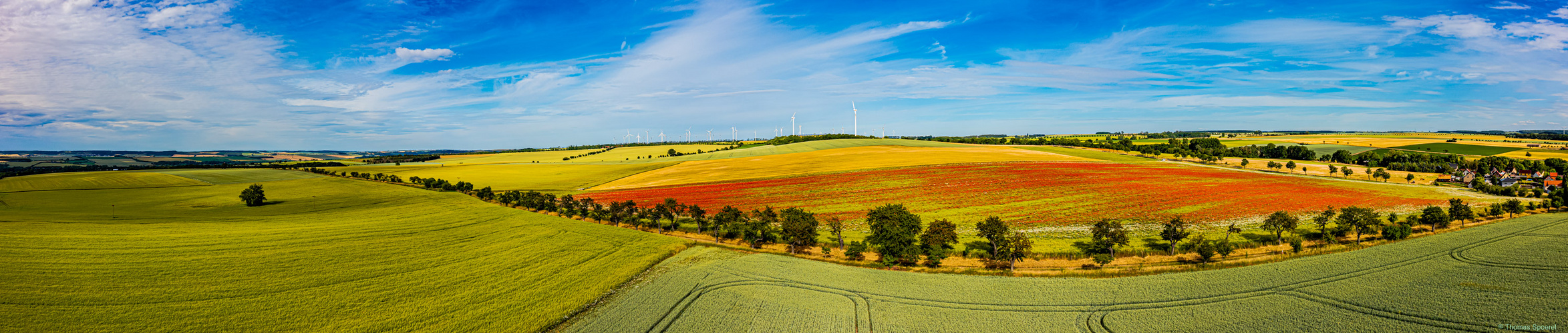 weites Land im Sommer