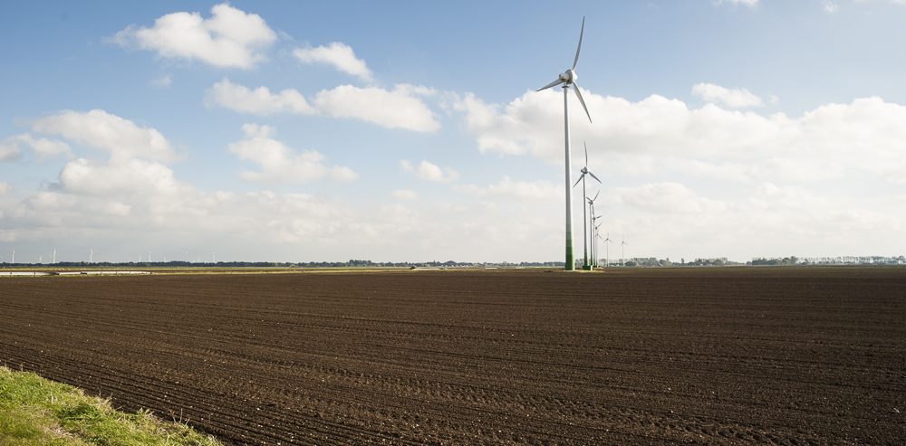 Weites Land zur Stromgewinnung