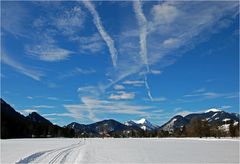 Weitläufige Langlauf-Landschaft, landläufig Jachenau genannt