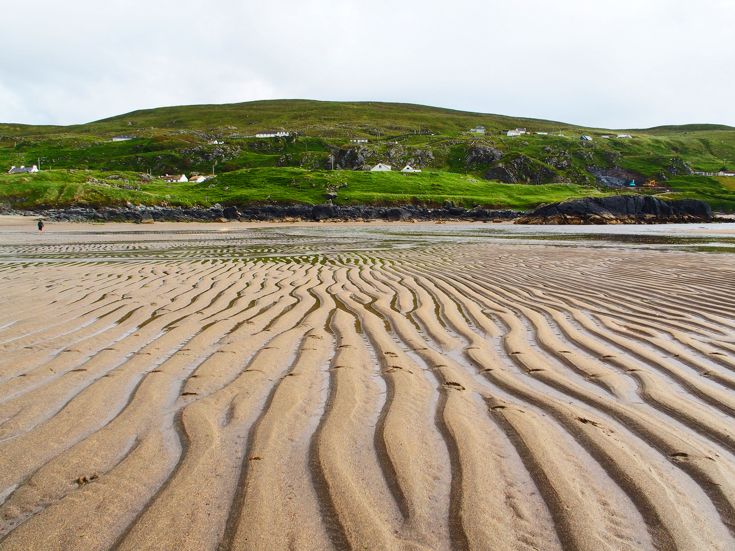 Weitläufiger Strand bei Glencolumbcille