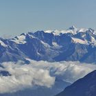 Weitsicht bis 80 km ins Berner Oberland und damit ein Geburtstagsgruß für...