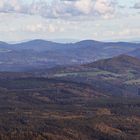 Weitsicht in´s Riesengebirge vom Rosenberg bis zum Ralsko vom Hohen Schneeberg