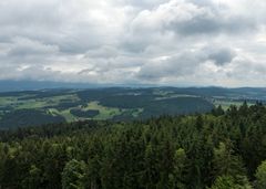 Weitsicht unter Wolken