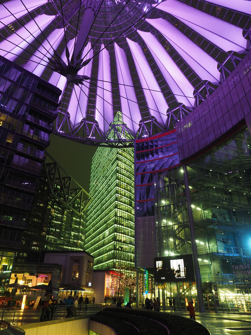 Weitwinkelaufnahme am Potsdamer Platz