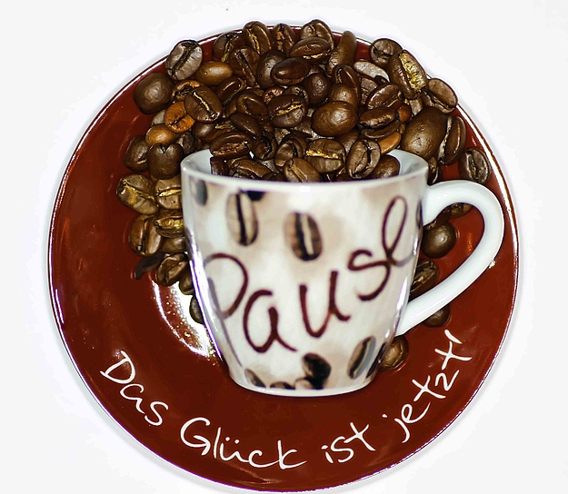 Welch ein Glück Kaffeepause