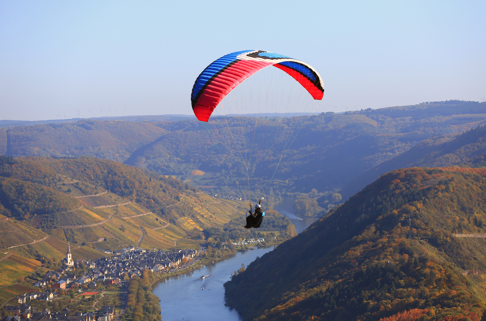 Welch ein Panorama zum Fliegen