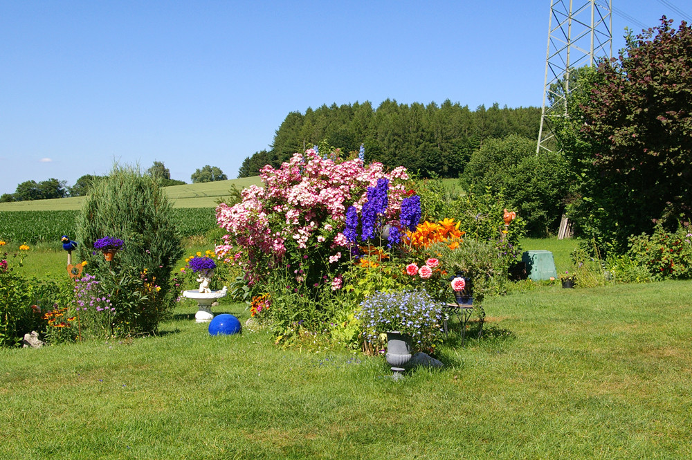 Welch prächtiger Garten ........