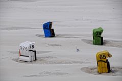 Welchen Strandkorb nehme ich jetzt wohl in Beschlag