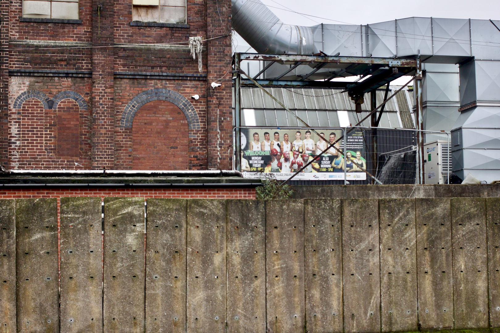 Welcome, Grand Union Canal, Digbeth, Birmingham, UK