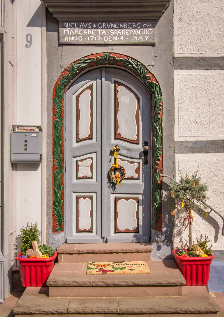 Welcome - Haustür in Hornburg