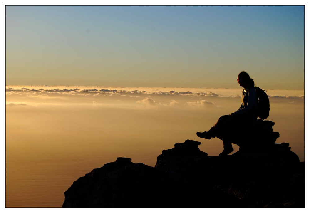 Welcome to Africa. [ Sonnenuntergang am Tafelberg ]