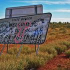 * Welcome to Western Australia  / on the Tanami Rd.*