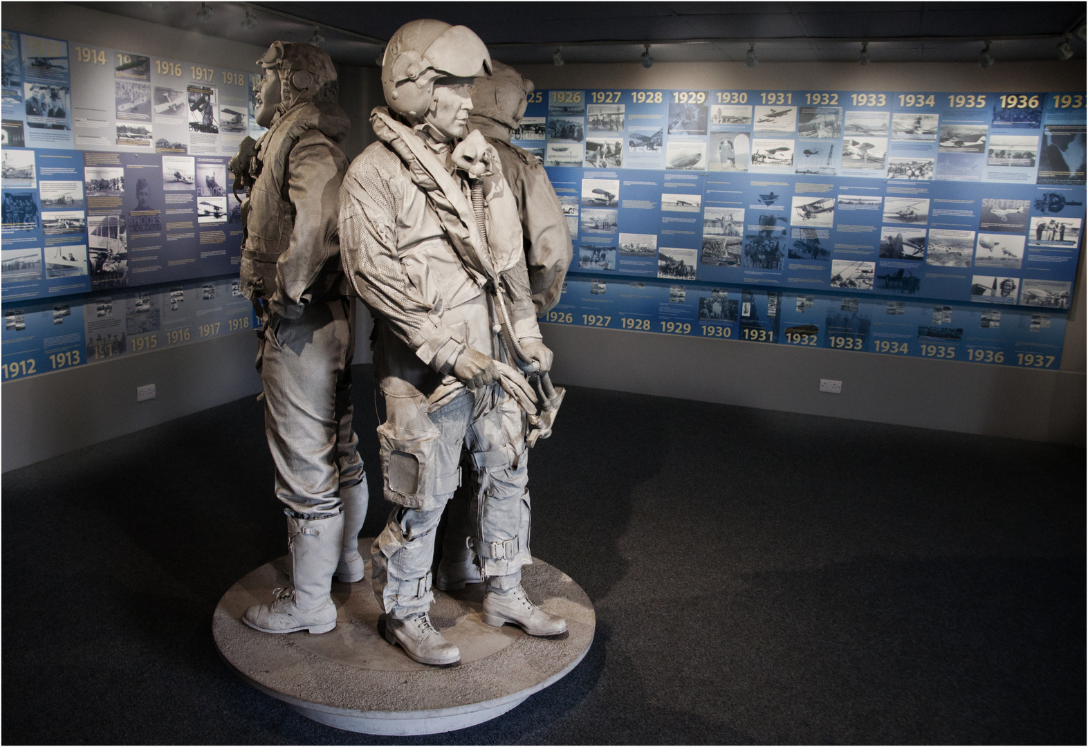 Welcoming committee at RAF Cosford