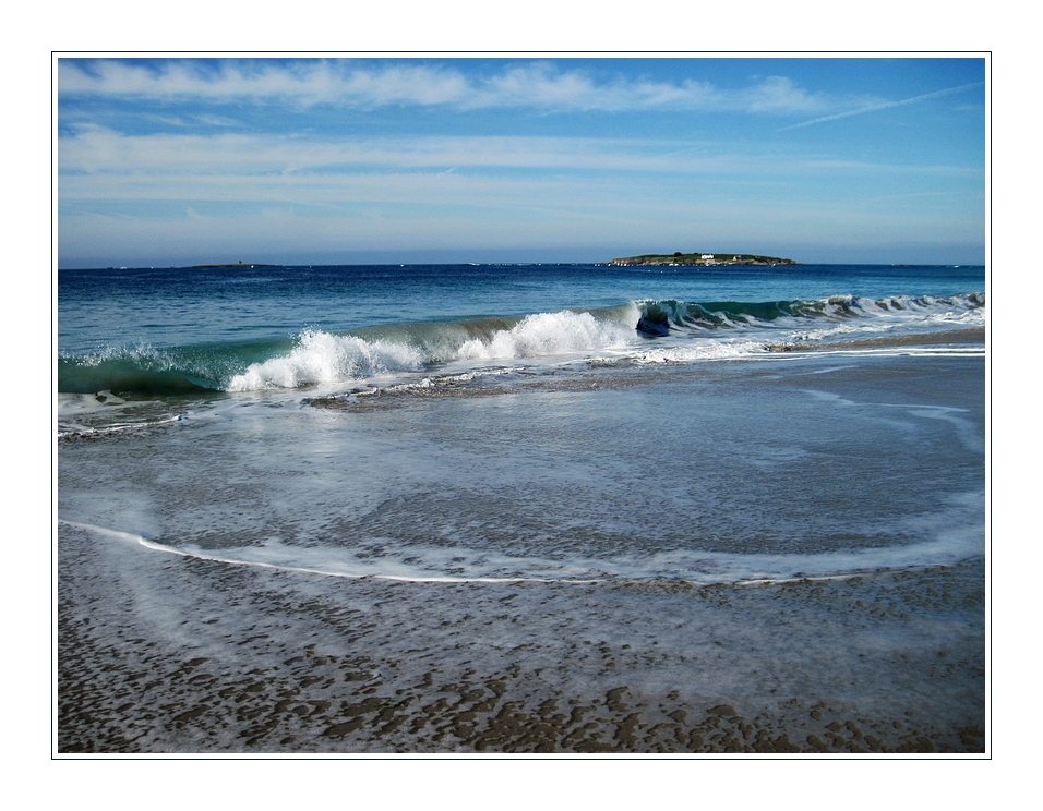 Welle im Morgenmeer