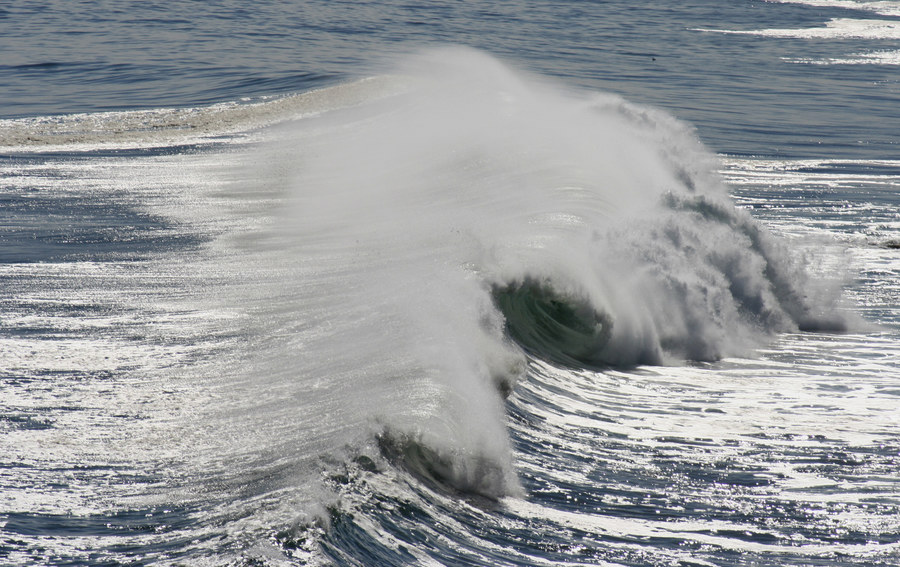 Welle vor Island