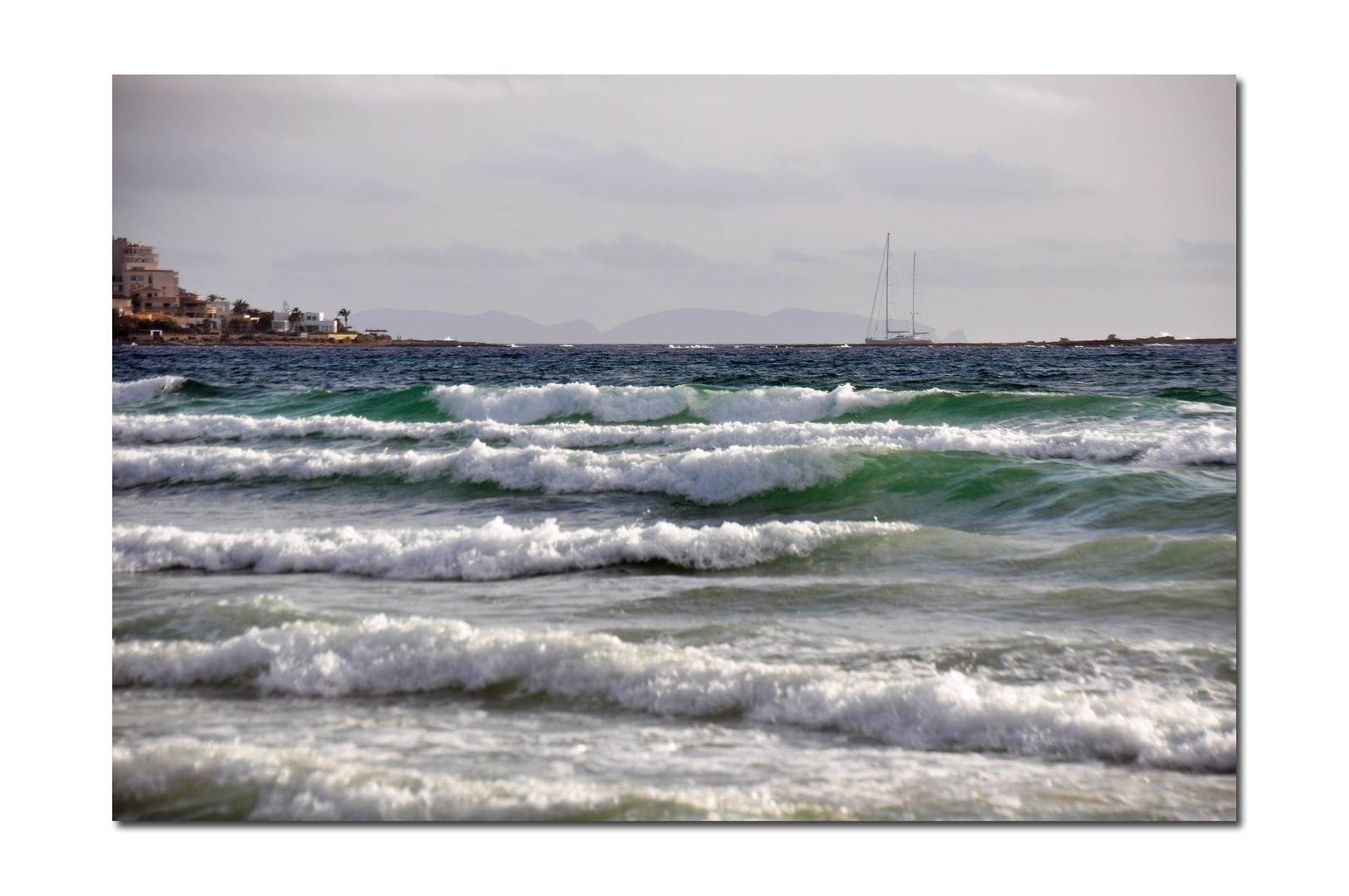 Wellen am Strand