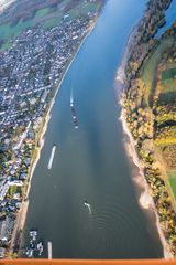 Wellen auf dem Rhein